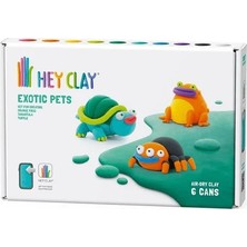 Hey Clay Yaratıcı Kil Seti - Tarantula, Turtle, Orange Frog