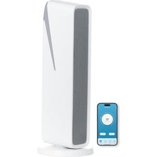 Smart Akıllı Turbo Fanlı Isıtıcı Iç Mekan Wi-Fi Isıtma Cihazı Çocuk Kilidi ve Devrilme Korumalı Mobil Uygulama Denetimli Ultra Sessiz Ptc Seramik Space Heater (2000W) X7440