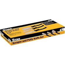 Titan 17000 Kazıyıcı ve Putty Bıçak-Set – 3 Adet