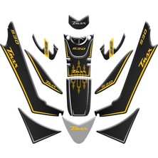 Gogo Premium Yamaha Tmax 530 2017 - 2021 Uyumlu Tank Pad Set 003