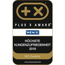 Premium Klozet Oturağı "sedilo", Antibakteriyel Duroplastikten Yapılmış Ekstra Düz Oturak, Easy-Close Otomatik Indirme Tertibatı, Paslanmaz Çelikten Yapılmış Fix-Clip Hijyenik Sabitleme, Mat Gri