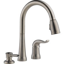16970-SSSD-DST Handle Pull- Kitchen Musluk With Sıvı Sabun Dispenseri, Paslanmaz By Musluk
