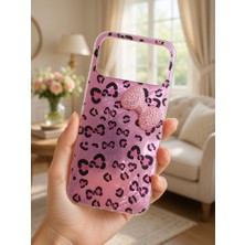 KumOziShop iPhone 17 Promax Uyumlu Yazısız Fiyonk Desenli Fiyonk Aksesuarlı Şeffaf Kılıf