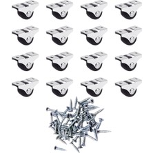 Tekerlek Mini Sabit Mobilya Sehpa Komidin Tekeri NO:100 240 kg Tek Ebat