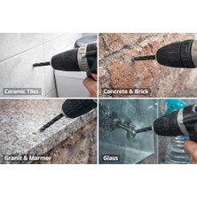 Delme Ucu Seti 4-10 Mm., Seramik, Cam, Mermer Delme, Çatlatmaz, Pürüzsüz Kesim, Profesyonel Matkap Ucu (Uç)
