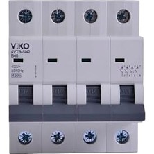4VTB-4B40 Otomatik Sigorta 4,5ka B Tipi 4 Kutup 40A