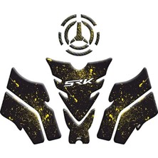 Gogo Premium Rks Srk 125 S 2024 - 2025 Uyumlu Tank Pad Set 005