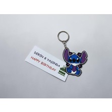 3D Tasarım Stitch Anahtarlık Seti-Doğum Günü , Özel Günler , Öğrenciler Için Hediyelik Ürün (10ADET)