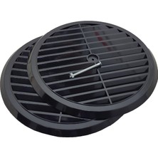 Made Mutfak Siyah Cam Menfezi 18 cm