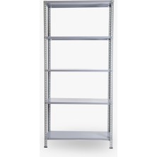 Rafiste 5 Katlı Civatalı Hafif Yük Rafı 200X43X93 cm Gri