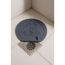 Desenli Silikon Gider Kapağı, Kötü Koku ve Haşere Önleyici, Duş ve Lavabo Gider Tıpası, Renk, Sevimli Hayvan Desenli