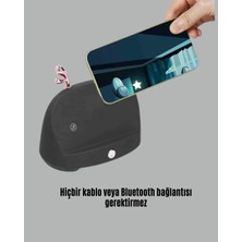 TeknoKapsül Akıllı Kablosuz Telefon Tutucu Stereo Hoparlör – Kolay Kullanım Yüksek Ses Kalitesi