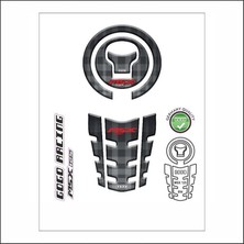 Gogo Premium Honda Msx 2014 - 2022 Uyumlu Tank Pad 004