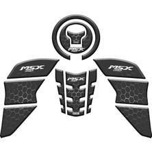 Gogo Premium Honda Msx 2014 - 2022 Uyumlu Tank Pad Set 007