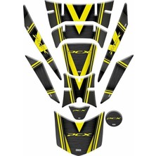 Gogo Premium Honda Pcx 2018 - 2020 Uyumlu Tank Pad Set 012