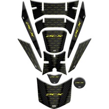 Gogo Premium Honda Pcx 2018 - 2020 Uyumlu Tank Pad Set 013