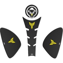 Gogo Premium Yamaha MT25 2014 - 2019 Uyumlu Tank Pad Set 008