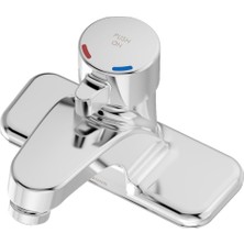 SLC-6000 Scot 4 Inç Tek Kolu Ölçüm Lavabo Bataryası Cilalı Krom (0.5 Gpm)
