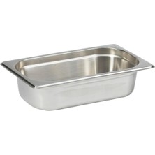 Paslanmaz Çelik Gastronom/gastronorm Küvet Gn 1/4-65 (26,5 x 16,2 x 6,5 Cm)