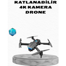 TeknoKapsül 4K Kamera Özellikli Katlanabilir Drone Wi-Fi Yükseklik Sabitlemeli -
