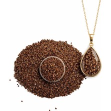 Freedom Books Epoksi Reçine Kırık Cam Parçacıkları Hobi Mum Süsleme Dekoratif Cam (Metalik Kahve)