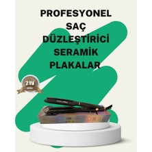 TeknoKapsül Daling Profesyonel Saç Düzleştirici Seramik Yüzey Tüm Saç Tipleri Için