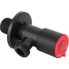 Freedom Books Siyah Açma-Kapama Çubuklu Taharet Musluğu, Metal Gövde, Banyo Armatürü