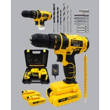 Rivera Tech Rvrhb Ev ve Atölye Için 12V Akülü Matkap | Plastik Mandren ve Metal Şanzıman