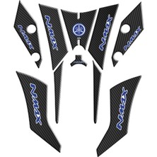Gogo Premium Yamaha Nmax 2014 - 2020 Uyumlu Tank Pad Set 007