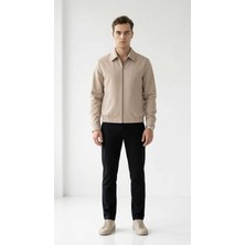 Plus Scorpion Erkek Slim Fit Bomber Fermuarlı  Mont Ceket Esnek Kumaş Günlük Şık Casual  Ceket