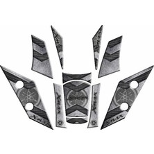 Gogo Premium Yamaha Xmax 2018 - 2022 Uyumlu Tank Pad Set 005