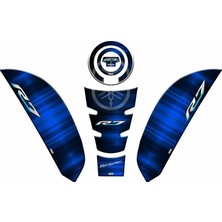 Gogo Premium Yamaha R7 2021 - 2024 Uyumlu Tank Pad Set 003