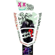 Gogo Premium Honda Pcx 2021 - 2024 Uyumlu Gece Yanan Doğal Renk Fosforlu Tank Pad 018