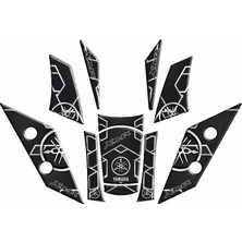 Gogo Premium Yamaha Xmax 2018 - 2022 Uyumlu Tank Pad Set 012