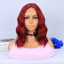 Chic Haven Kızıl Fiber Sen Tül Peruk