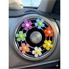 Mbois Otomobil Klima Süsü Papatya Araç Içi Aksesuar Dekor  3 Adet