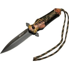 TeknoKapsül 4267 Çok Renkli Kamp Çakı 21CM - Yarı Otomatik, Ipli, Kemerlikli