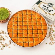 Uzel Sadeyağlı,antep Fıstıklı Özel Kare Baklava Tepsili 3 kg