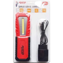 Freedom Books 013-RC0027 Şarjlı Ledli El Lambası Fener K16 240 Lm Lümen