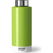 Pantone Thermo Steel Paslanmaz Çelik Matara / Termos Yeşil 15-0343