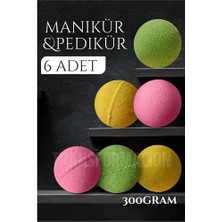 Pileli Store Turk Manikür Pedikür Topu Manikür Bombası 6 Adet 300 Gram