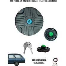 FZW Renault R12 Toros Sw Stw Benzin Yakıt Depo Kapağı (Plastik) Anahtarlı (7701407275)(07212911)