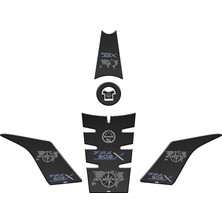 Gogo Premium Benelli Trk 502 2017 - 2024 Uyumlu Tank Pad Set 003