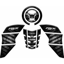Gogo Premium Honda Msx 2014 - 2022 Uyumlu Tank Pad Set 003