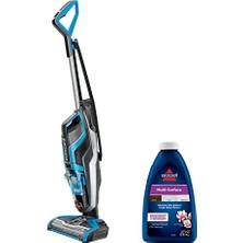 Freedom Books Crosswave, 3'ü 1 Arada Yüksek Vakumlu Süpürme ve Silme Makinesi 17132, Siyah/mavi, Süpürme, Silme ve Kurulama, Sert Zeminleri ve Halıları Temizler