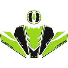 Gogo Premium Kawasaki Z500 2025 Uyumlu Tank Pad Set 001