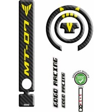 Gogo Premium Yamaha MT07 2014 - 2017 Uyumlu Tank Pad 005