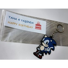 3D Tasarım Sonic Anahtarlık Seti-Doğum Günü , Özel Günler , Öğrenciler Için Hediyelik Ürün (10ADET)