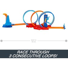 Freedom Books Hot Wheels Ultra Hots Çılgın Çember Yarışı Seti, 4 Yaş ve Üzeri