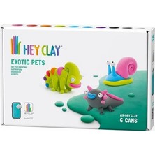 Hey Clay Yaratıcı Kil Seti - Chameleon, Gastropoda, Axolotl